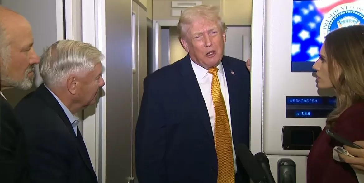 President Trump Shuts Down Fake News Reporter Trying to Pit Rubio and Vance Against Each Other (AUDIO)