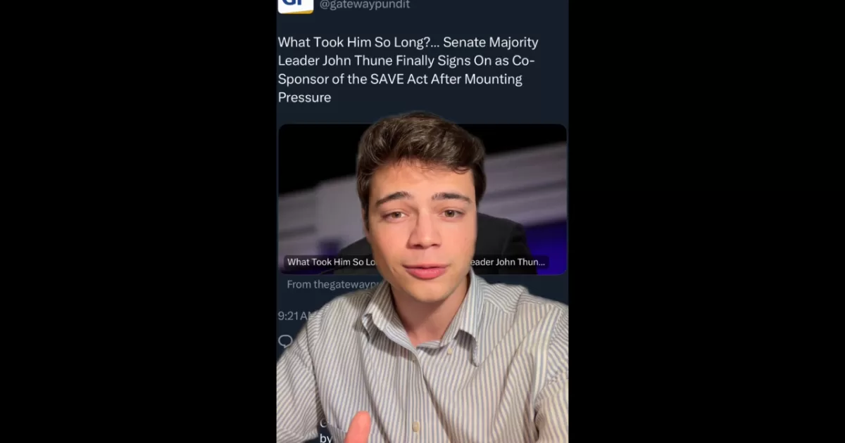 Victor Reacts: The Senate MUST Pass the SAVE Act! (video)