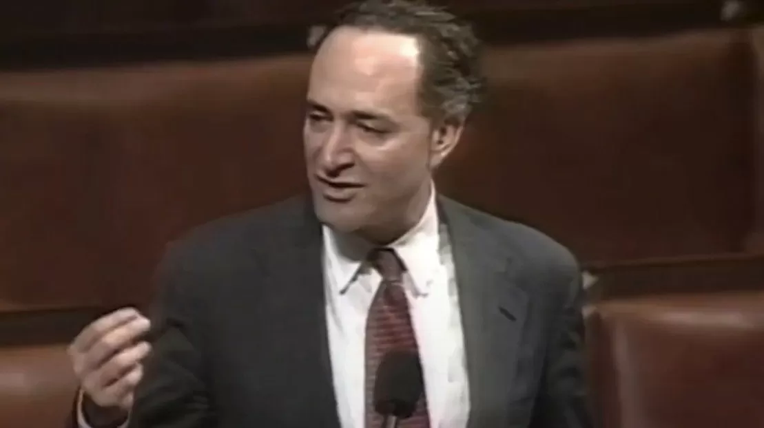 WATCH: “Let’s Admit the Truth” – Chuck Schumer who Claims the SAVE Act is “Jim Crow 2.0” EXPOSED Railing Against Immigration Fraud, Demanding Voter ID and Proof of Citizenship on House Floor in 1996